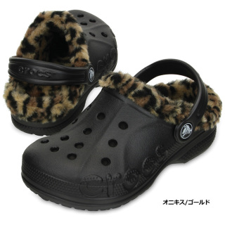 新品 正規品 クロックス　バヤ レオパードライナーclog　25