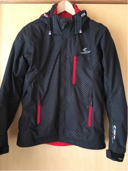 美品 RSタイチ ☆WRパーカ ☆レディース Lサイズ☆BLACK/RED