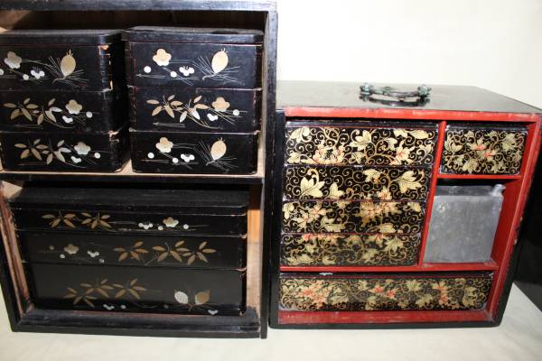 重箱 四段提げ重 野点弁当箱 杉中古 漆 0002 漆器 2026年最新