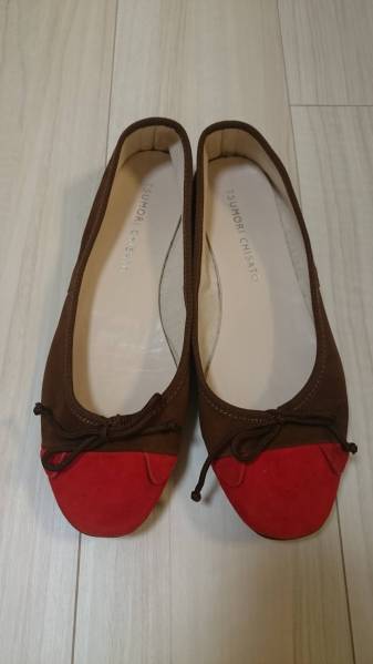 tsumori ツモリチサト 本革　ネコ　パンプス　バレエ 39 24.5㎝