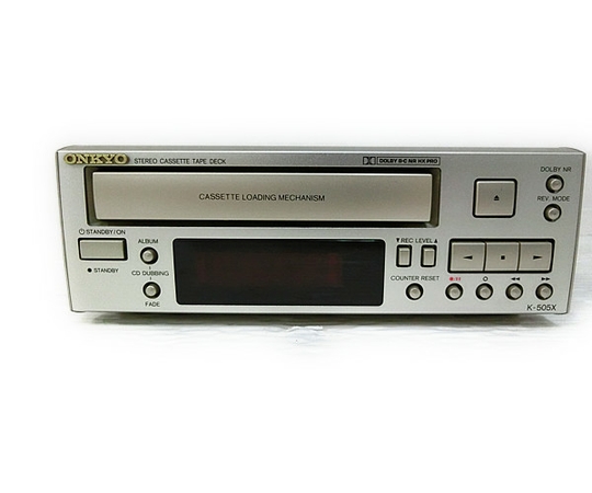 onkyo k-505x カセットデッキ ONKYO カセットデッキ K-505の修理