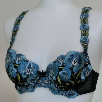 トリンプ 二ナ・カピオナ　ブラジャー NC259 【B70】黒K9 5428