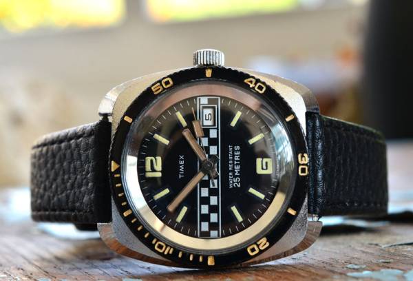 希少◇1970s 極上品◇ヴィンテージ タイメックス手巻き 25m 防水