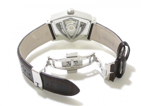 ハミルトン 腕時計■美品 ベンチュラ H245150 メンズ シルバー