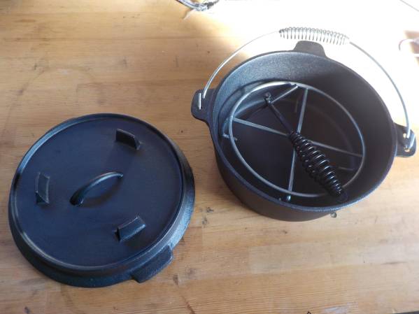 未使用品#ダッチオーブン#１０インチ#ノーブランド#焚き火などで