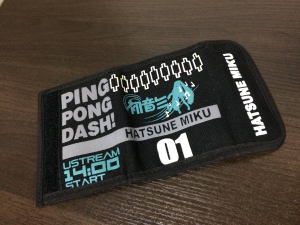 初音ミク マジックテープの財布 送料100円_1