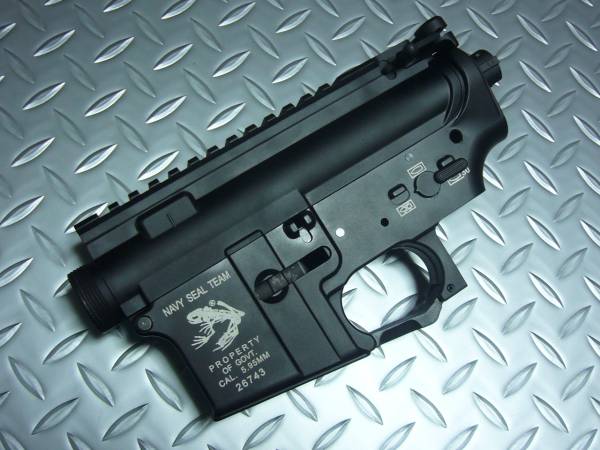 G&P製 電動ガンM4用 スカルフロッグ メタルフレーム 中古品