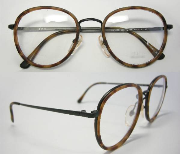 日本製 デッドストック コンビフレーム 丸形 ラウンド フレーム