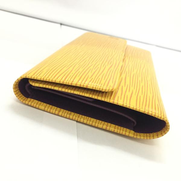 ○【LOUIS VUITTON ヴィトン エピ 三つ折り 長財布 黄】SF ブランド別