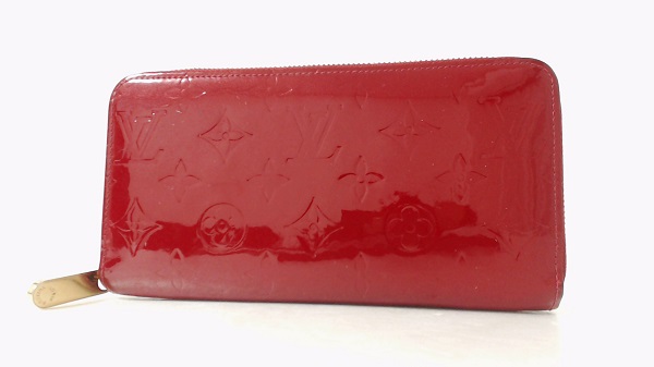 1円美品☆ヴィトン☆ヴェルニ ジッピーウォレット ポムダムール