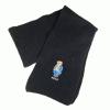 新品 ポロ ラルフローレン/ポロ熊ニットマフラー/黒/POLOベアー