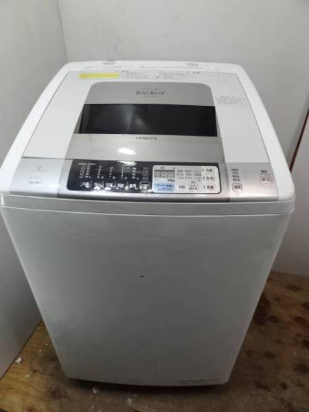 1円～乾燥機能付　日立全自動洗濯機８ｋｇ　送料安