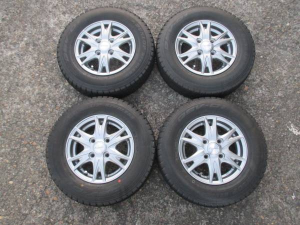 ♪超バリ山！！145R12 6P.R.LTアルミホイール付き4本♪ ♪超バリ山