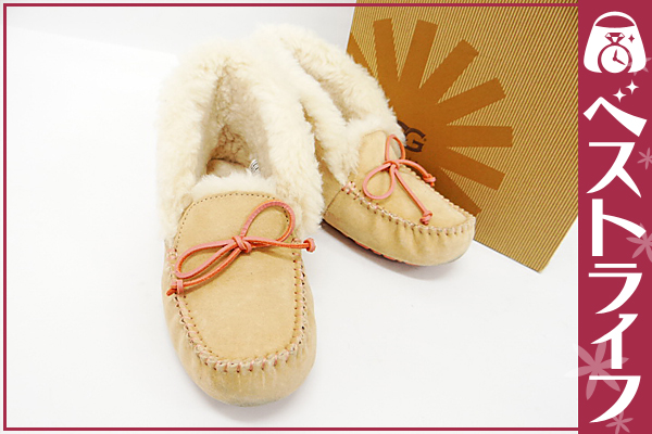 1円 UGG アグ モカシンシューズ アレーナ US6 レディース 靴