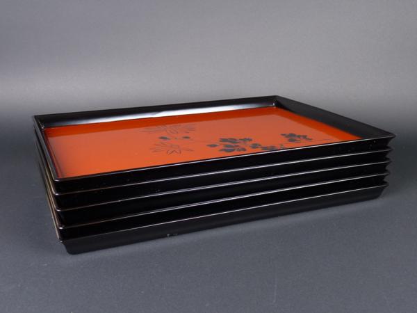 都屋】増田漆器店 「輪島塗御膳」 長方盆 漆器 膳 漆芸 【公式通販】