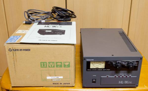 【動作未確認】東京ハイパワーのHL-1KFXソリッドステートHFリニアアンプ 東京ハイパワー HL-1KFX リニアアンプ 500WソリッドステートHFリニア