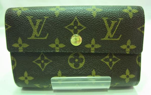 ルイヴィトン LOUIS VUITTON 三つ折り 三つ折り財布 財布 モノグラム 