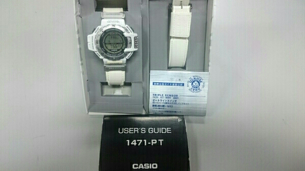 ■美品■カシオプロトレック■CASIO PRO TREK ■PRT 1471■白■