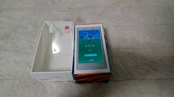 中古 XperiaX compact F5321 ブルー SIMフリー おまけ付き