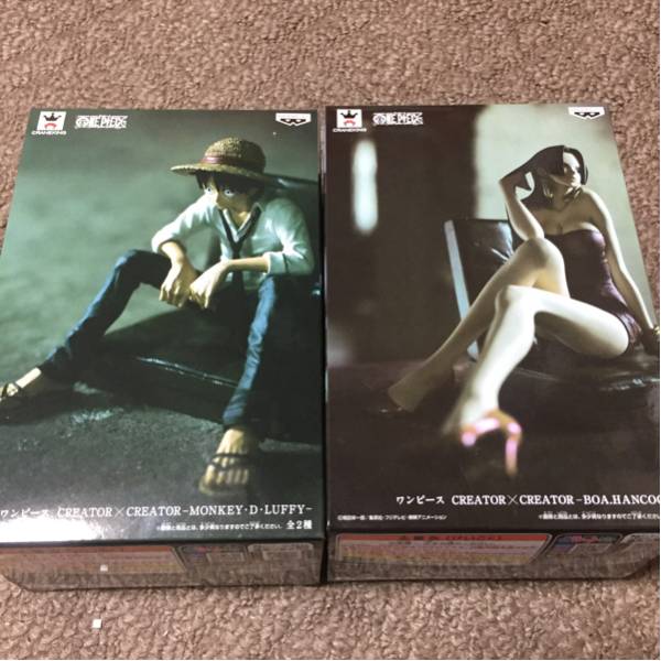ワンピース CREATOR×CREATOR レアカラー ハンコック ルフィ