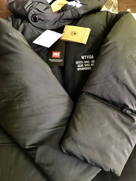 1円～ 2016 WTAPS x helly hansen PBS ダウン JKT 黒 M