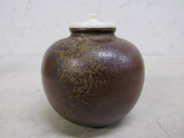 骨董品 茶道具 備前焼茶入 備前焼 肩衝茶入 茶入 工芸品 2026年最新