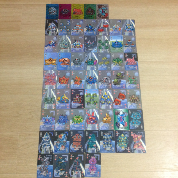SDガンダム カードダス バンプレスト パート1 全58種 コンプ コミック