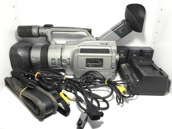 SONY DCR-VX1000 ジャンク ジャンク】 SONY デジタルビデオカメラ DCR-VX1000 ケース付
