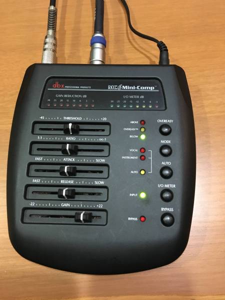 dbx MC6 Mini-Comp コンプレッサー 純正ACアダプター付き dbx MC6 Mini