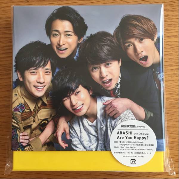 嵐☆Are you happy?☆初回限定版☆美品☆1回使用