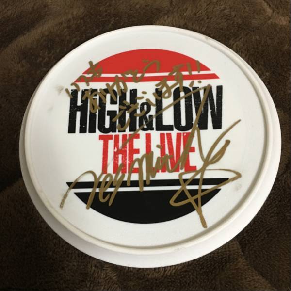 超稀少 THE SECOND NESMITH サインフリスビーHiGH＆LOW THE LIVE