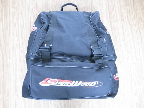 ★SHER-WOOD ホッケー用 防具バッグ リュック型 シニア 黒★