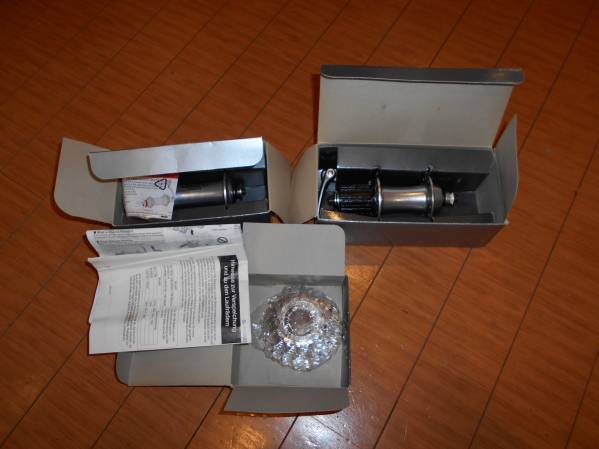 未使用品 SHIMANO ULTEGRA(HB-6600 FH-6600) 前後ハブ 28H☆彡③ Shimano Ultegra 6600 Group 3x10 - Crank, ○未使用 元箱付