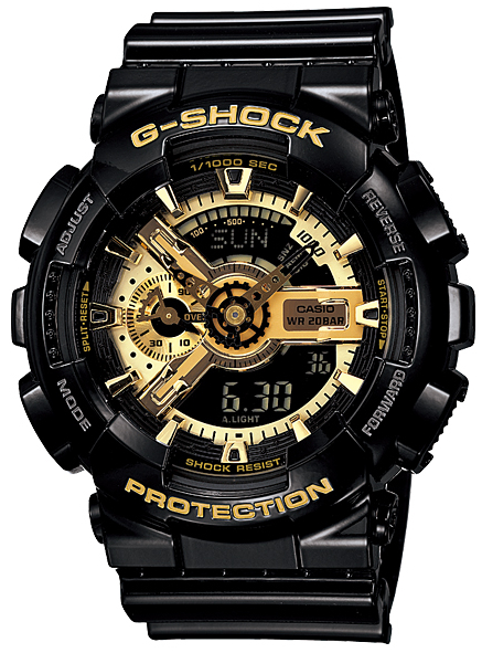 カシオ Gショック 海外モデル アナデジタイプ GA-110GB-1A 新品