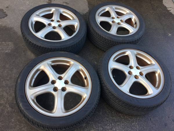 レガシィ　Ｂ４　17インチ純正ホイール　バリ山　４本セット