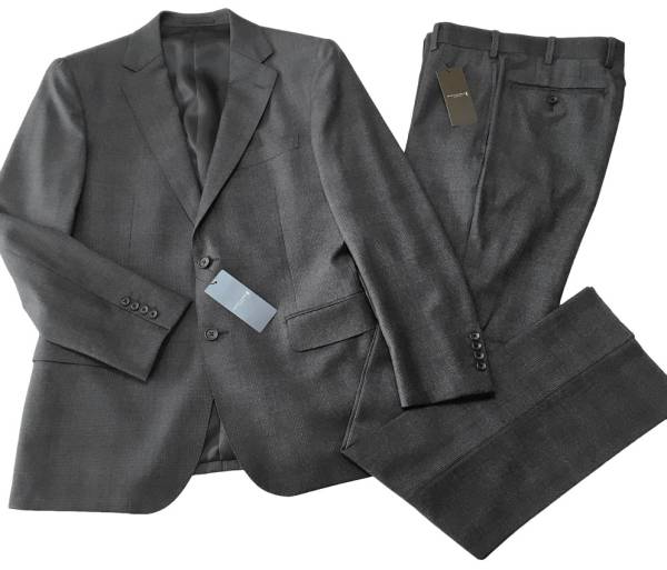 新品14万 MACKINTOSH LONDON グレンチェック 伊製生地 スーツ A7
