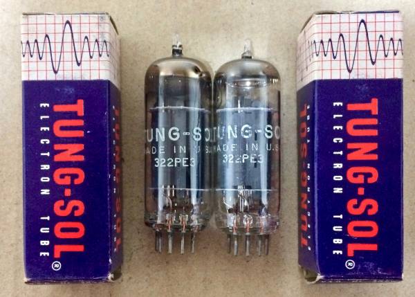 ■NEW6400■ TUNG-SOL 6CG7　新品元箱入２本セット