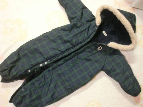 ミキハウスファースト★防寒着ジャンプスーツ★ロンパース