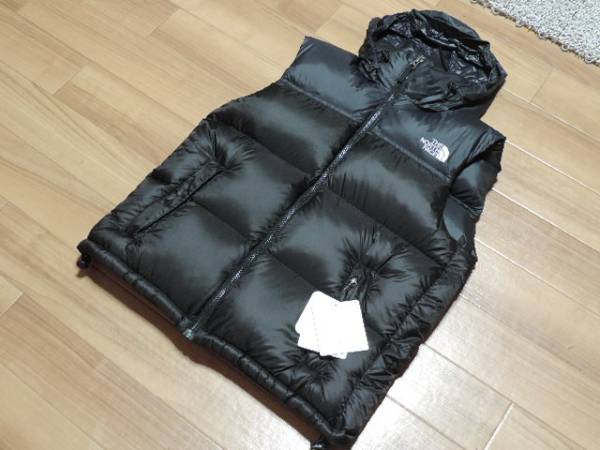 新品 ノース フェイス ND91309 ヌプシ ベスト ダウンベスト 黒 ☆ THE