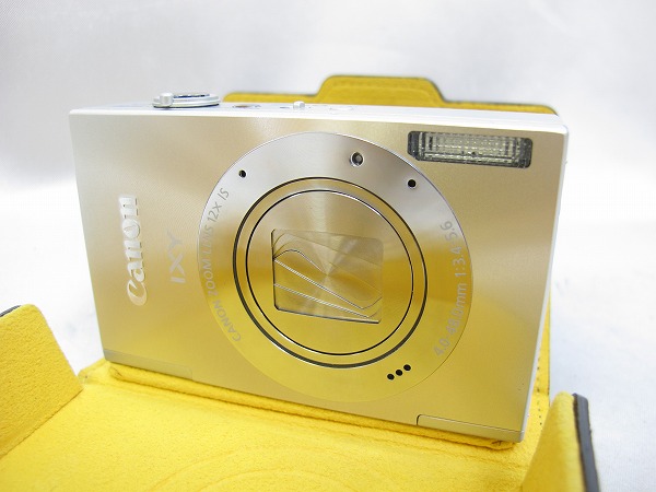 【中古】Canon キャノン デジタルカメラ IXY3 シルバー ケース付