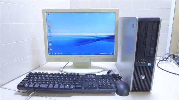 Win7済HP　DC5800　E7400　KIngSoftOffice2016/19W液晶付
