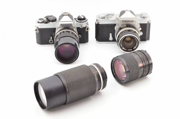 Nikon ニコン レンズ4本 ボディ2台 まとめて大量 4167