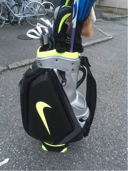 NIKE ナイキ キャディバッグ 7分割 赤白 47インチ NIKE GOLF ナイキ