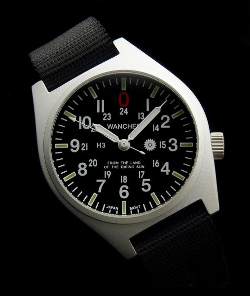 ミリタリー誌コンバットミリスマ掲載Wancher限定軍用時計グルカ