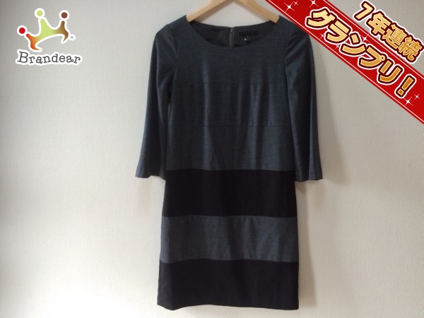アイシービー ワンピース 9 レディース ダークグレー×黒 ICB