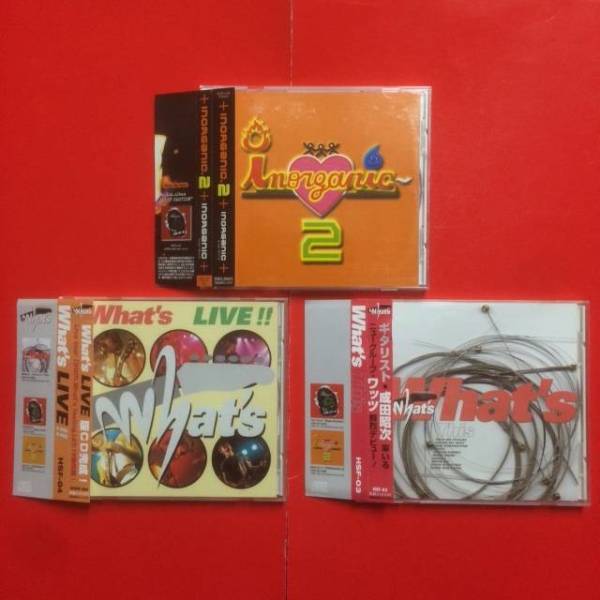 廃盤 レア INORGANIC What's 3枚セット 成田昭次 男闘呼組 廃盤 レア INORGANIC What's 3枚セット 成田昭次 男闘呼組
