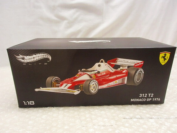 ホットウィール　フェラーリ３１２Ｔ２　1／１８　１９７６モナコＧＰ優勝Ｎ・ラウダ Hotwheels Elite 1:18 Scale 1976 Ferrari 312T2 Niki Lauda : Amazon