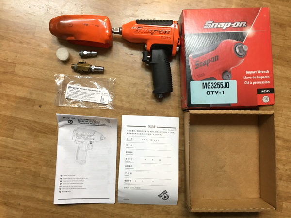 中古】Snap-on エアインパクト 3/8 オレンジ スナップオン 中古】Snap-on エアインパクト 3/8 オレンジ スナップオン