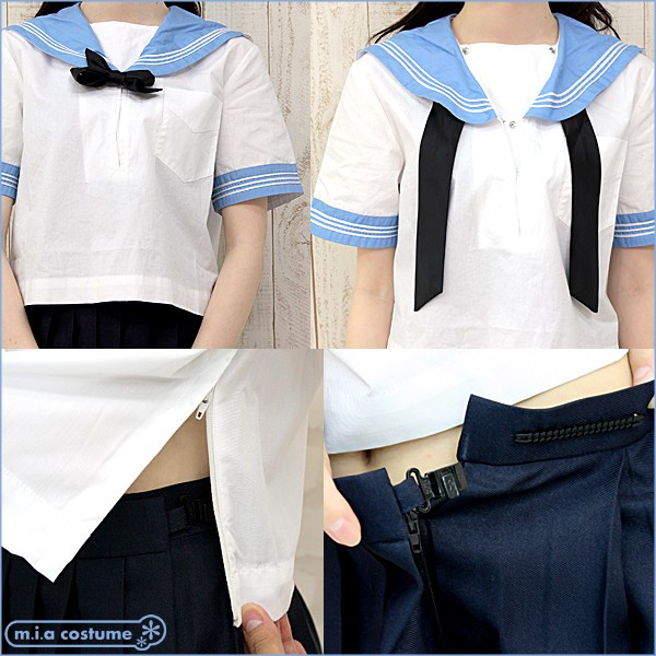 制服 コスプレ フェリス女学院高等学校 夏服 女装 男の娘 男性用