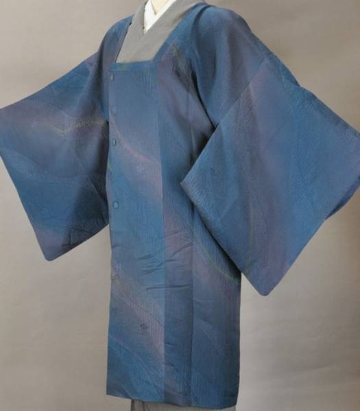 ☆着物　はなせい★正絹　 道行コート　0198